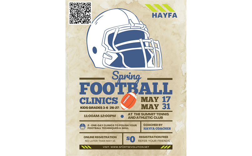 Spring Football Clinics!