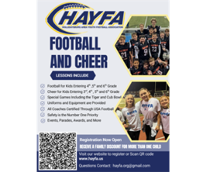 HAYFA Sign Ups Begin March 28, 2025